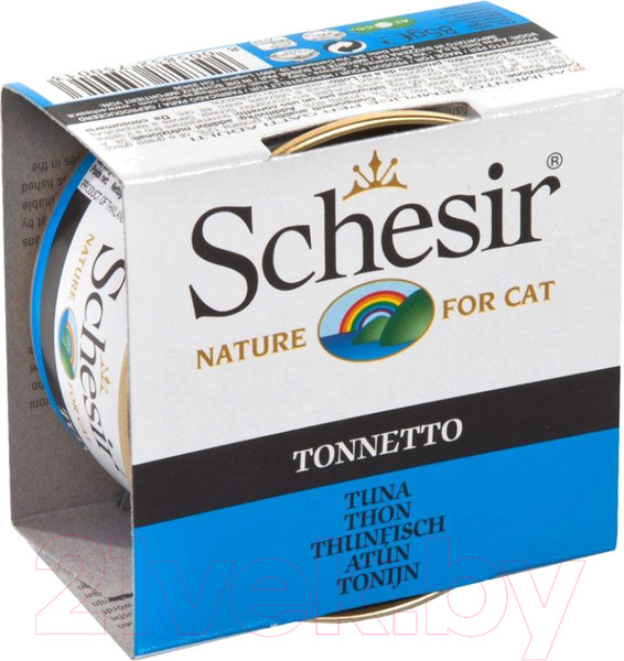 Изображение товара Влажный корм для кошек Schesir Tuna (85г)