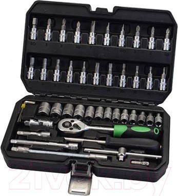 Изображение товара Набор головок, бит Волат 18550-46