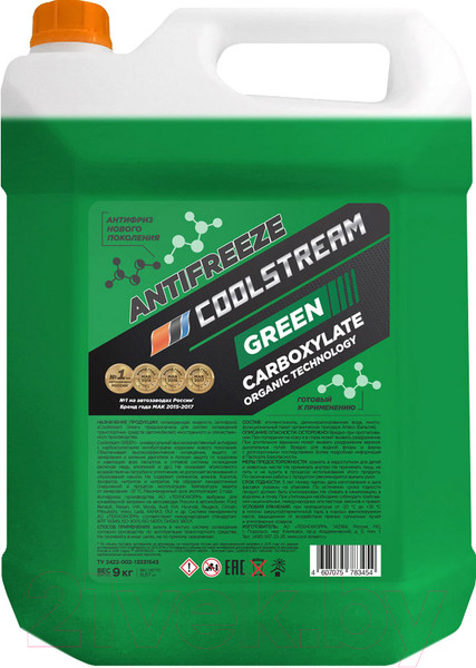 Изображение товара Антифриз CoolStream CS-010913-GR (9кг, зеленый)