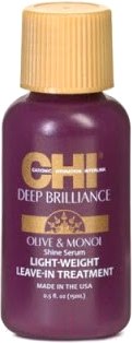 Изображение товара Сыворотка для волос CHI Deep Brilliance Olive & Monoi Shine Serum (15мл)
