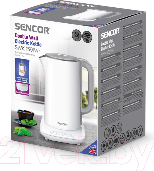 Изображение товара Электрочайник Sencor SWK 1591WH