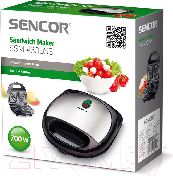 Изображение товара Сэндвичница Sencor SSM 4300SS