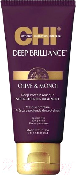 Изображение товара Маска для волос CHI Deep Brilliance Olive&Monoi Deep Protein Masque (237мл)