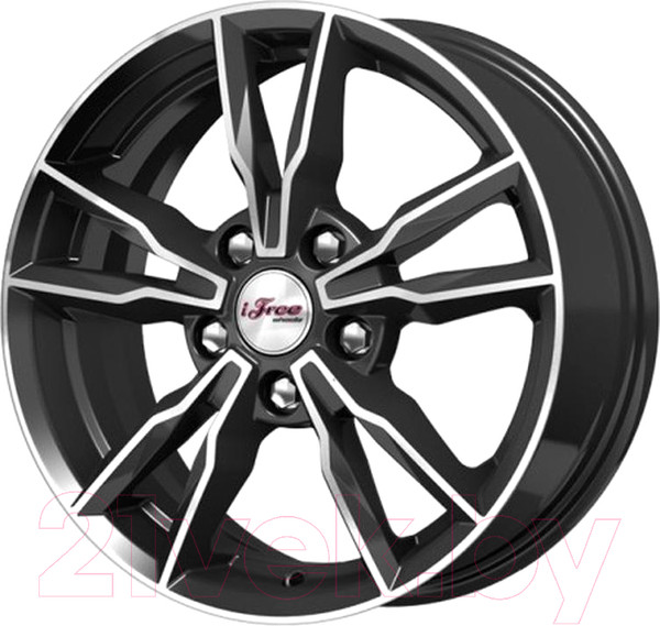 Изображение товара Литой диск iFree Икигай 16x6.5" 5x112мм DIA 57.1мм ET 46мм Блэк джек