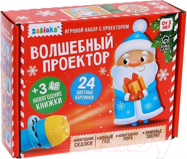 Изображение товара Развивающий игровой набор Zabiaka Волшебный пректор 3 сказки / 4845449