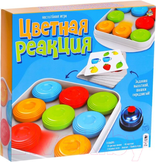 Изображение товара Развивающая игра Лас Играс Цветная реакция / 6885499