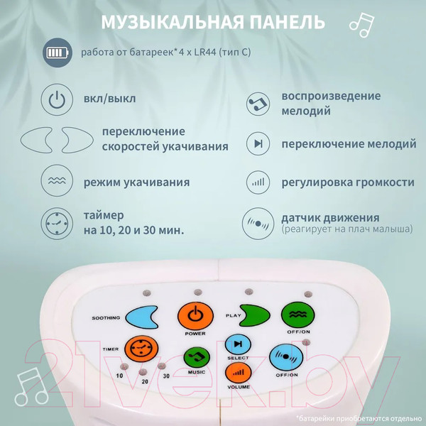 Изображение товара Детский шезлонг Nuovita Cullare (побережье)