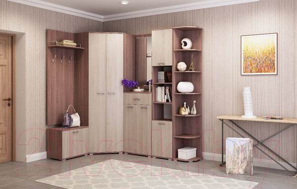 Изображение товара Вешалка для одежды Памир Италия В-600 (ясень шимо темный)