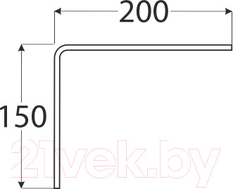 Изображение товара Полкодержатель Domax WSB 200 / 513101 (белый)