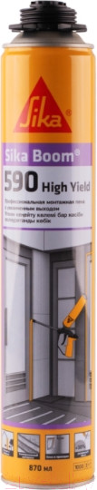 Изображение товара Пена монтажная Sika Boom 590 High Yield (870мл)