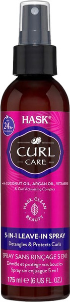 Изображение товара Спрей для волос HASK Несмываемый 5в1 для вьющихся волос (175мл)