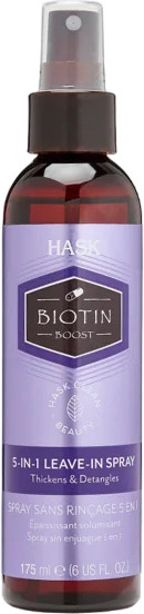 Изображение товара Спрей для волос HASK Несмываемый 5в1 с биотином (175мл)