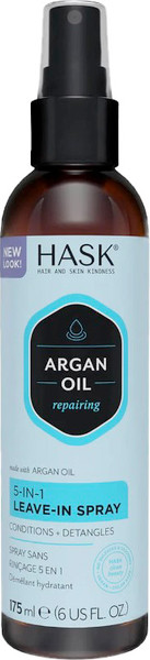 Изображение товара Спрей для волос HASK Несмываемый 5в1 с аргановым маслом (175мл)