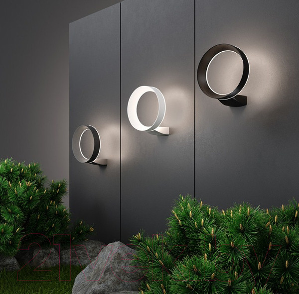 Изображение товара Бра уличное Elektrostandard 1710 Techno LED Ring (белый)