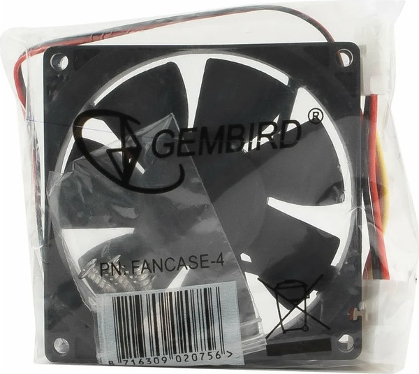 Изображение товара Вентилятор для корпуса Gembird FANCASE4