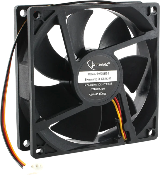 Изображение товара Вентилятор для корпуса Gembird D9225HM-3