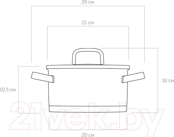 Изображение товара Кастрюля Nadoba Dona 726112 (3.1л)