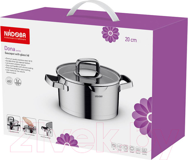 Изображение товара Кастрюля Nadoba Dona 726112 (3.1л)