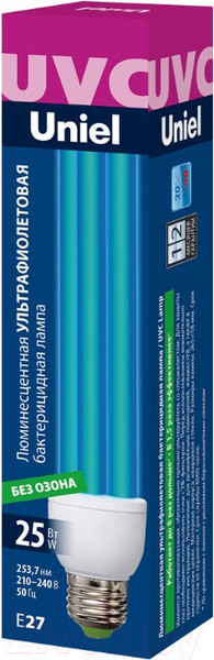 Изображение товара Лампа бактерицидная Uniel ESL-PLD-25/UVCB/E27/CL / UL-00007271