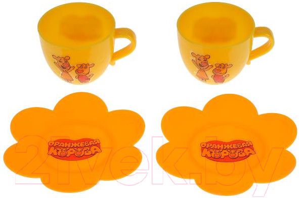Изображение товара Набор игрушечной посуды Играем вместе Оранжевая корова / B1354519-R5