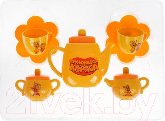 Изображение товара Набор игрушечной посуды Играем вместе Оранжевая корова / B1354519-R5