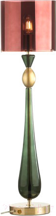 Изображение товара Стойка для светильника Odeon Light Tower 4889/1T (золотой/зеленый/стекло)