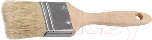 Изображение товара Кисть малярная Зубр Стандарт Универсал 01005-025 плоская (25мм, светлая натуральная щетина)
