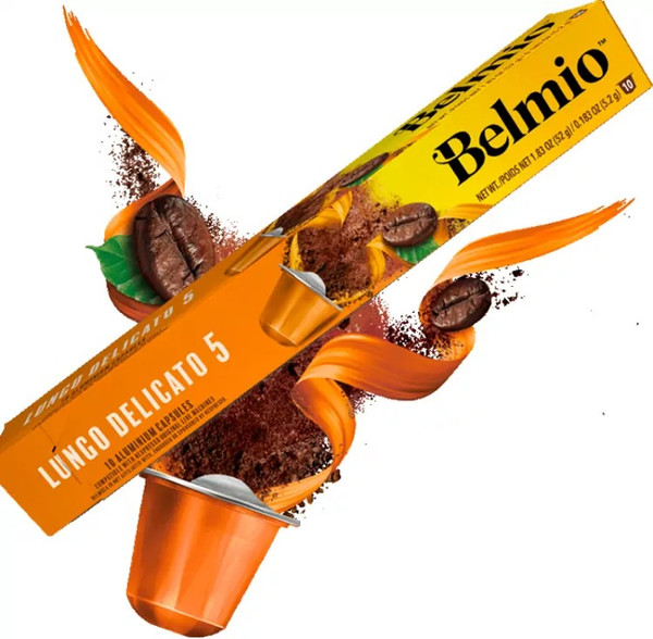 Изображение товара Кофе в капсулах Belmio Lungo Delicato стандарт Nespresso (10x5.2г)