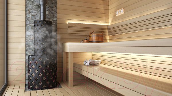 Изображение товара Печь-каменка Этна 18 ЗК (ДТ-4С)