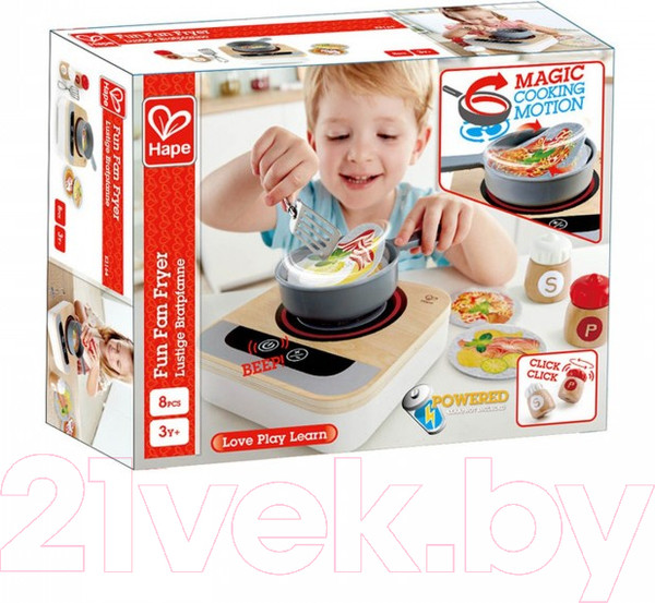Изображение товара Кухонная плита игрушечная Hape Плита со сковородой / E3164_HP
