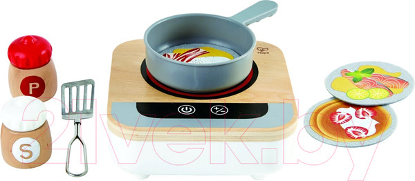 Изображение товара Кухонная плита игрушечная Hape Плита со сковородой / E3164_HP