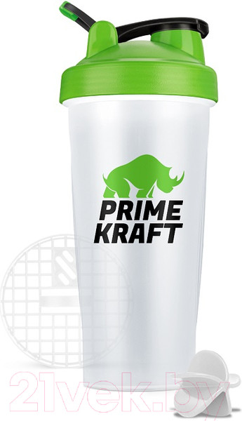 Изображение товара Шейкер спортивный Prime Kraft С венчиком (зеленый)