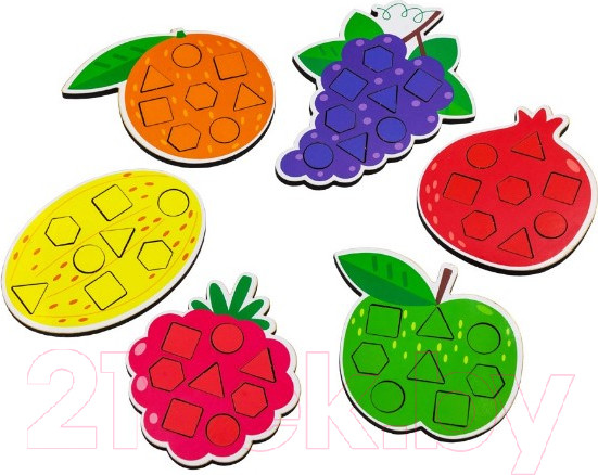 Изображение товара Развивающая игра Alatoys Мозаика. Фрукты / МКФ02