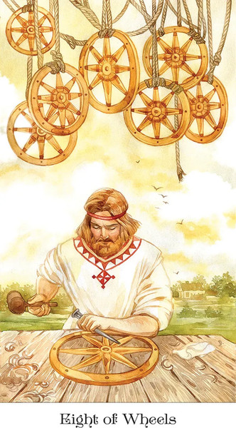 Изображение товара Гадальные карты U.S. Games Systems Tarot of The Golden Wheel / TOGW78