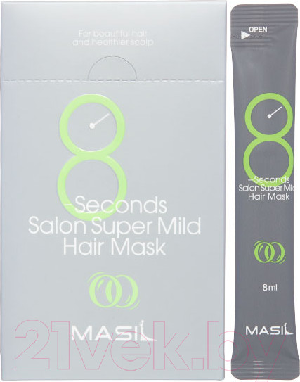 Изображение товара Маска для волос Masil 8seconds Salon Supermild Hair Mask Stick Pouch (20x8мл)