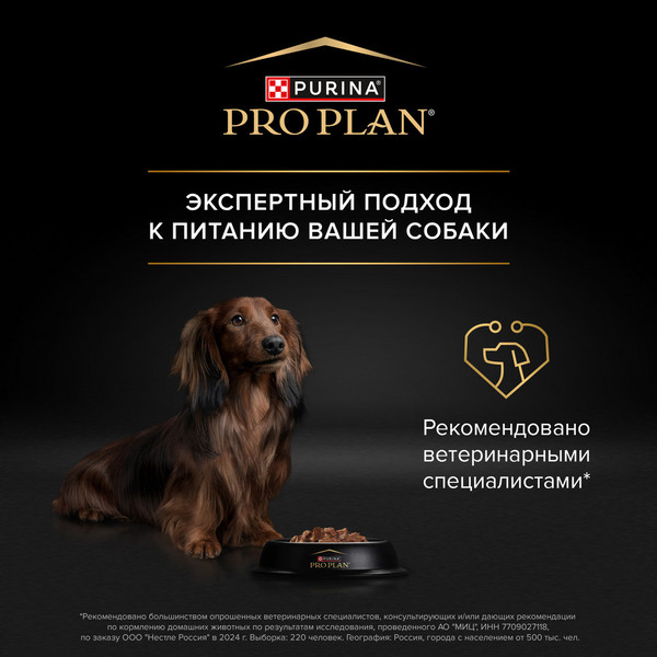 Изображение товара Влажный корм для собак Pro Plan Adult с говядиной в соусе (85г)