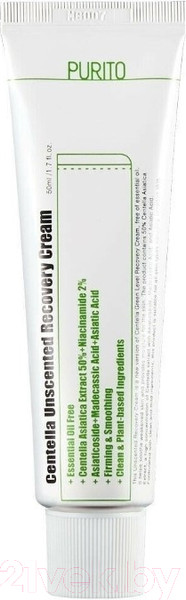 Изображение товара Крем для лица Purito Centella Unscented Recovery Cream (50мл)