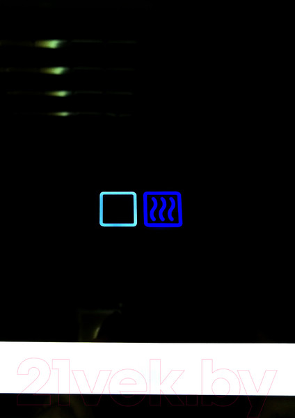 Изображение товара Зеркало Пекам Vesta 1 60x80 / Vesta1-60x80spcl (с подсветкой, сенсором на прикосновение, подогревом и часами)