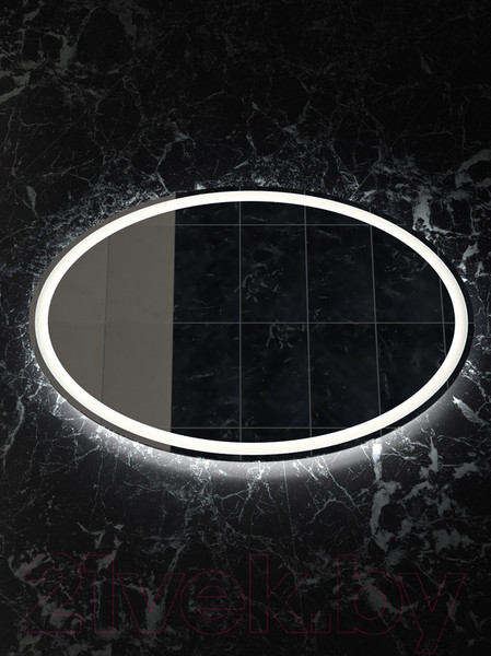 Изображение товара Зеркало Пекам Vesta 1 80x60 / Vesta1-80x60spcl (с подсветкойи, сенсором на прикосновение, подогревом и часами)