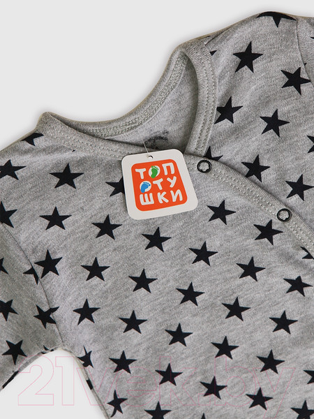 Изображение товара Комбинезон для малышей Топотушки Звездопад с кнопками по диагонали / 1229-80