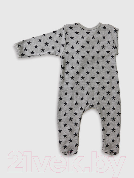 Изображение товара Комбинезон для малышей Топотушки Звездопад с кнопками по диагонали / 1229-80