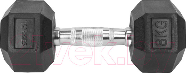 Изображение товара Гантель Torres PL51908 (8кг, черный)