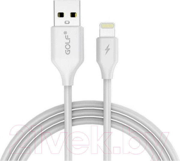 Изображение товара Кабель Golf GC-59 Lightning (1м, белый)