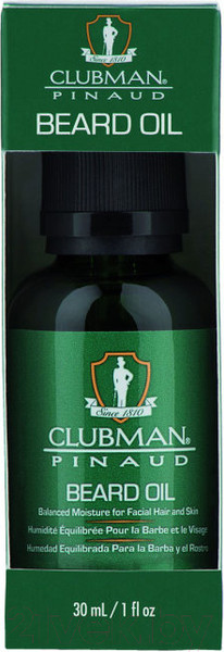 Изображение товара Масло для бороды Clubman Beard Oil арганы, макадамии, моринги, витамина Е  (30мл)