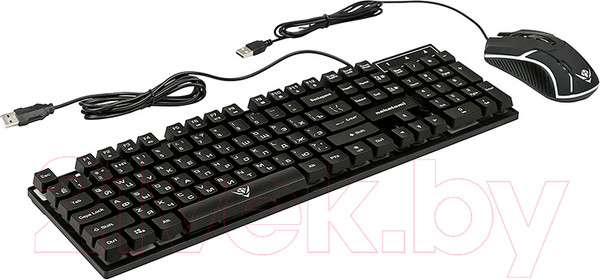 Изображение товара Комплект клавиатура и мышь Nakatomi KMG-2305U (черный)