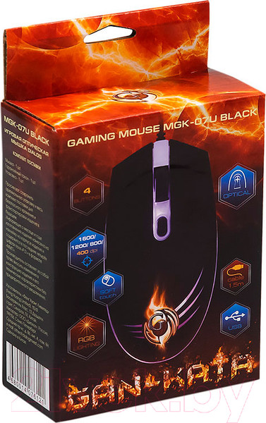 Изображение товара Мышь Dialog Gan-Kata MGK-07U (черный)