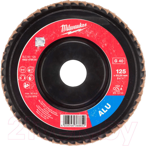 Изображение товара Шлифовальный круг Milwaukee 4932479091