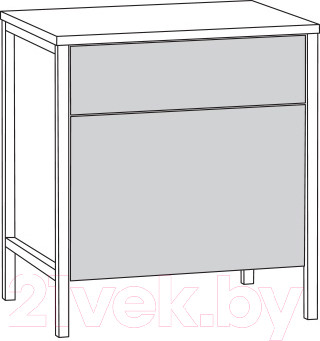 Изображение товара Прикроватная тумба Mobi Трувор 13.290 (дуб гранж песочный К356/интра)