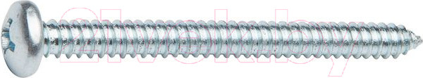 Шуруп Starfix Острый полусф. головка 3.5x32 DIN 7981 / SMC3-30292-1000 (1000шт, белый цинк) — фото 3