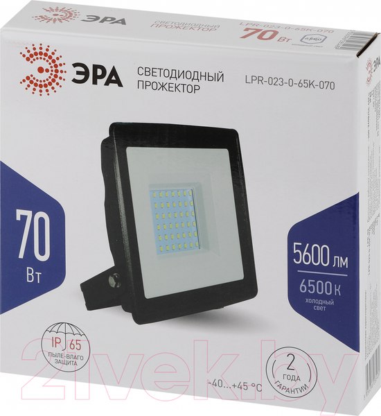 Изображение товара Прожектор ЭРА LPR-023-0-65K-070 / Б0052025